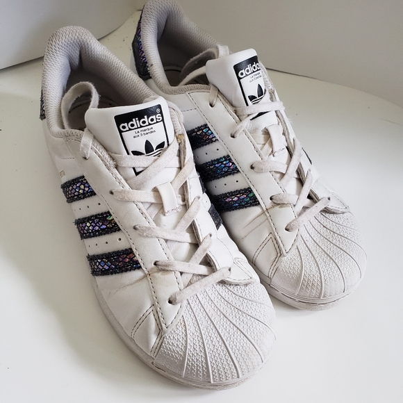 adidas superstar mermaid stripes